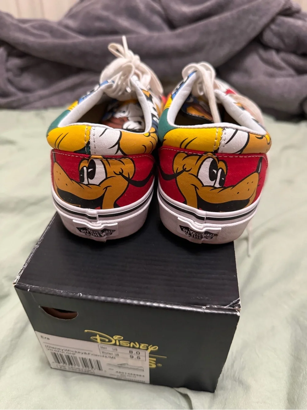 Vans Multicolor Mickey Mouse Canvas Low Top Sneakers - Picture 4 of 6